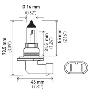 Product of Hella H71070367 Driving/ Fog Light Bulb