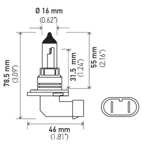 Product of Hella H71070367 Driving/ Fog Light Bulb