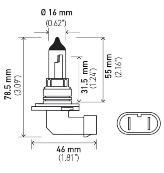 Product of Hella H71070367 Driving/ Fog Light Bulb