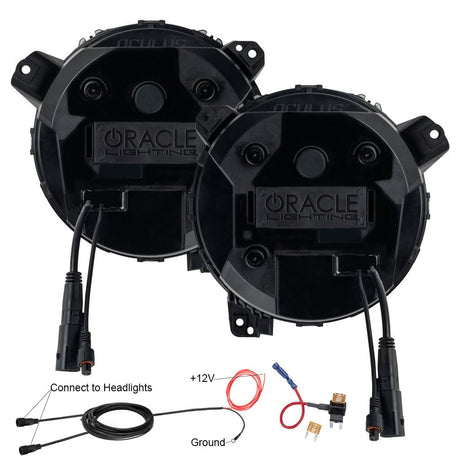 Product of Oracle Lighting 5839-504 Projector Beam Headlight Assembly - LED - Set Of 2 