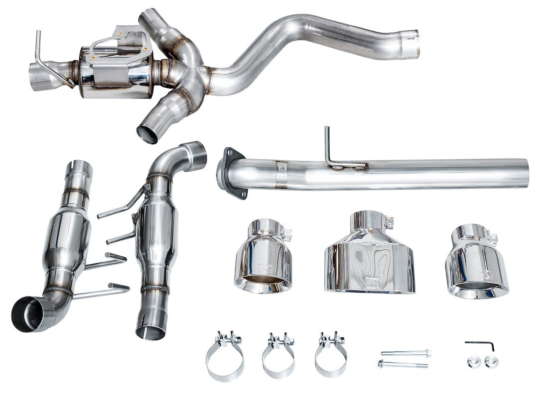 Product of AWE Tuning 3020-52472 Track Edition Cat-Back System Exhaust System Kit 