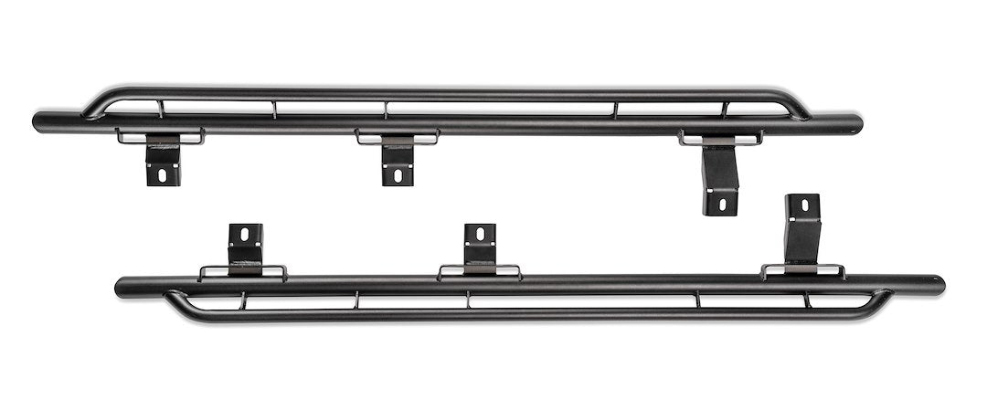 Product of Warn 108005 Black Steel Round Rocker Panel Guard 