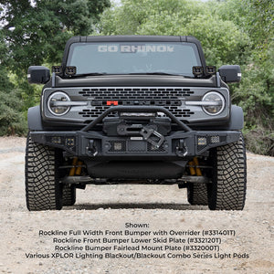 Product of Go Rhino 331401T Rockline Steel Textured Bumper 