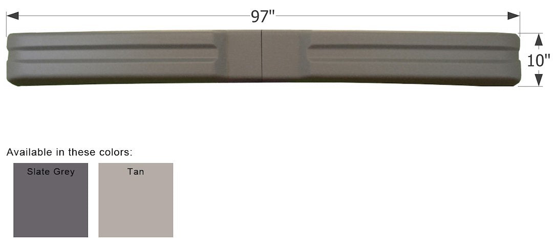 Icon 01732 Bumper||01732-Rvbumper-Glendale-Titanium.Jpg||85||i6s01732||1692603