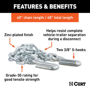 Curt 80010 Trailer Safety Chain||80010_3008x1990_Fa.Jpg||88||c9380010||1680124