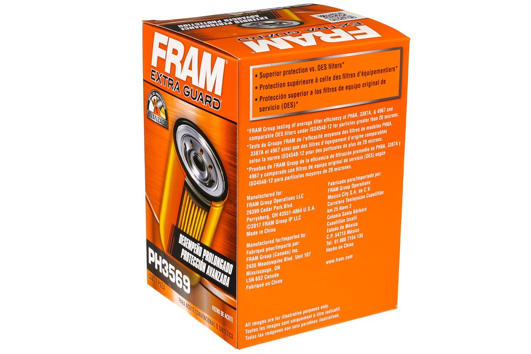 Fram Filter Ph3569 Oil Filter||||87||f24ph3569||2018176
