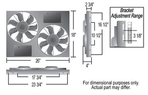 Derale 16842 Cooling Fan||16842-Dimensions.Jpg||86||d6516842||1571551