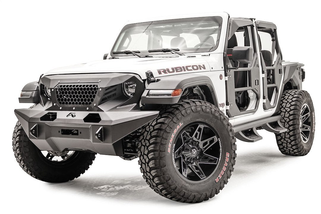 Product of Fab Fours GR4610-1 Grumper Steel Powder Coated Bumper 