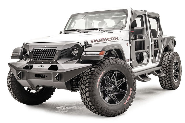 Product of Fab Fours GR4610-1 Grumper Steel Powder Coated Bumper 