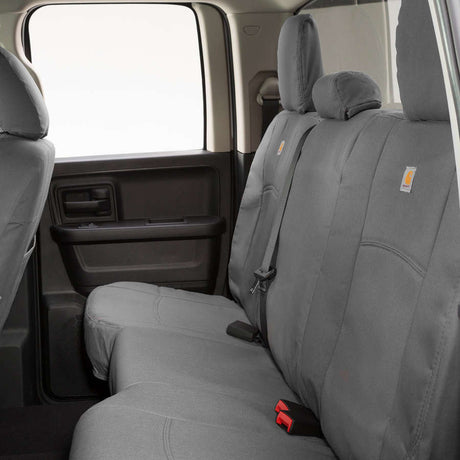 Product of Covercraft GTC4139CAGY Carhartt® PrecisionFit® Carhartt Gravel 1000 Denier Nylon Seat Cover 