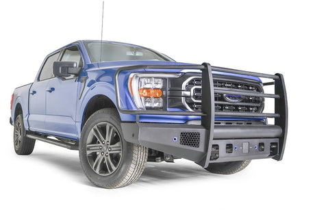 Product of Fab Fours FF21-R5060-1 Black Steel Elite Steel Matte Powder Coated Bumper 