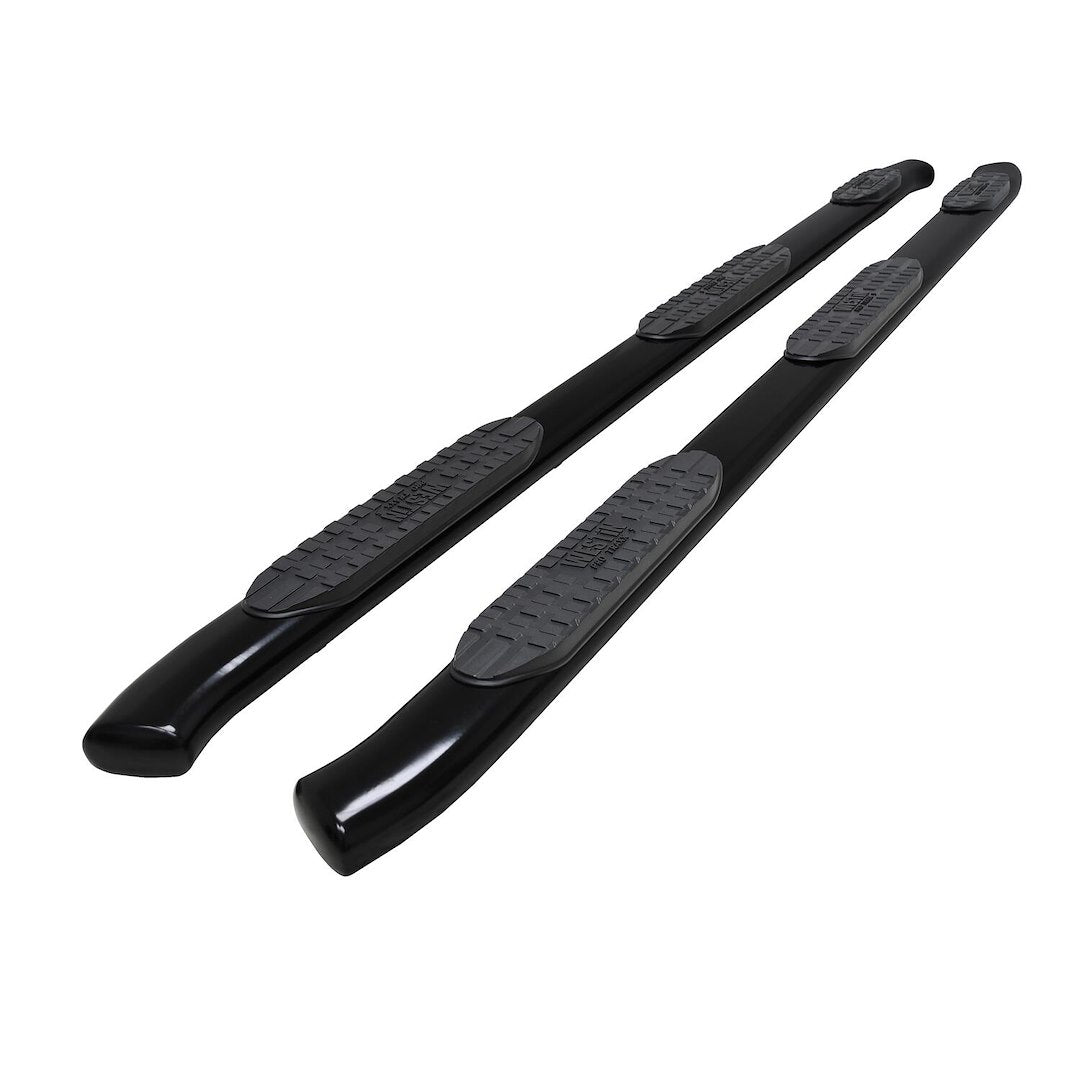 Product of Westin Automotive 21-534765 Black Powder Coated Oval Nerf Bar - Truck Wheel To Wheel 