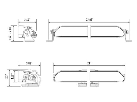 Product of Triple-R Light LNR-PL-18 Light Bar 