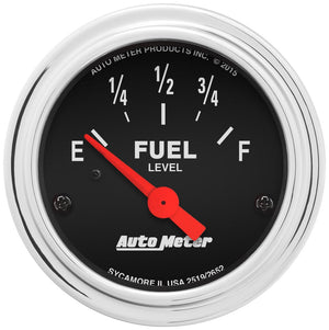 Autometer 2519 Gauge Fuel Level||2519.Jpg||85||a482519||895857