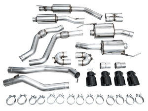 Product of AWE Tuning 3015-43625 Touring Edition Cat-Back System Dual Exhaust System Kit 