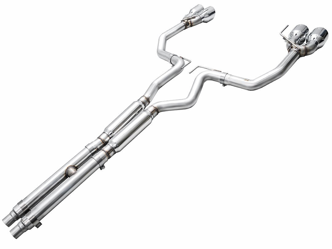 Product of AWE Tuning 3020-42375 Track Edition Cat-Back System Dual Exhaust System Kit 