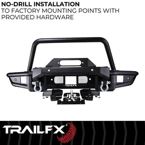Product of TrailFX BR002T TrailFX Bronco Products Steel Matte Powder Coated Bumper 