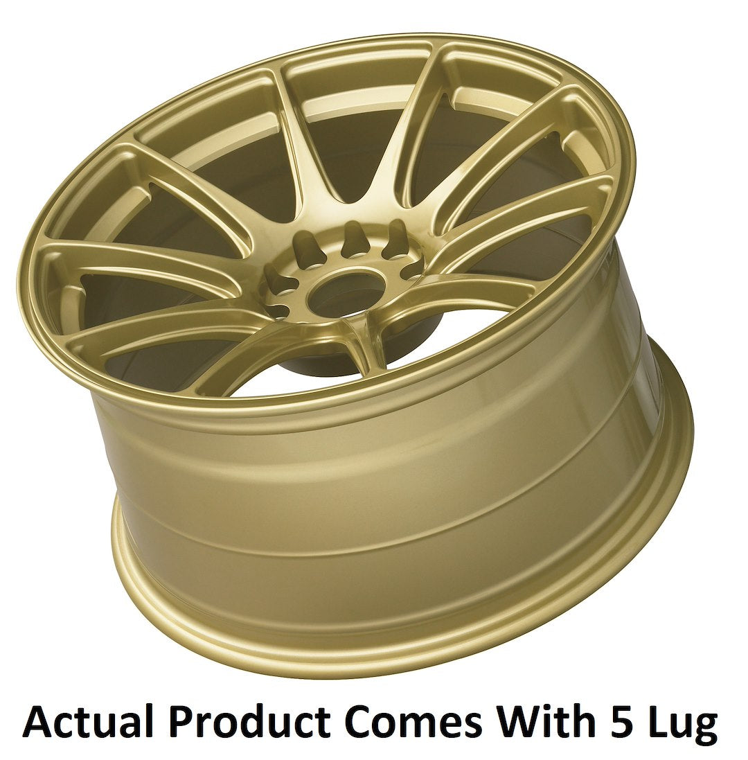 Product of Primax Wheel 18x8 Gold Wheel - 5x4.25 Bolt Pattern 
