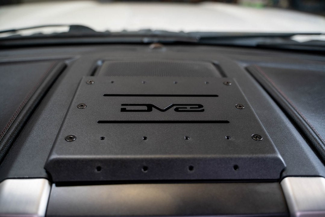 Dv8 Offroad Dmff-01 Cell Phone Mount Plate||2015-2020-F-150-_-2017-2021-F-250-350-Digital-Device-Dash-Mount-Installed-5.Jpg||94||dv8dmff01||1626908