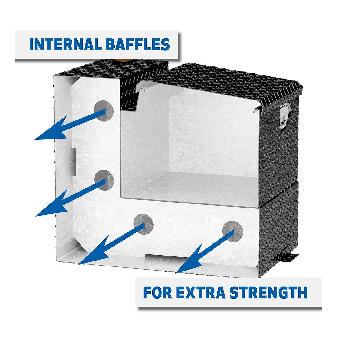 Product of UWS TT-45-COMBO-BLK Diesel Liquid Transfer Tank 45 Gallon Rectangular 
