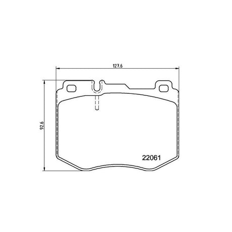 Product of Brembo P50145 Brake Pad - Set Of 4 