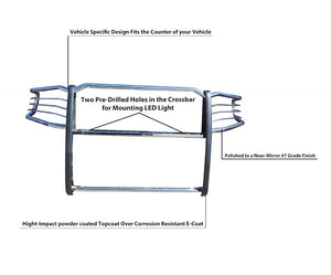 Product of Black Horse Offroad 17DG111MSS Grille Guard  