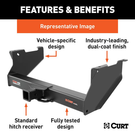 Curt 15809 Trailer Hitch Rear||15809_3008x1990_Fa.Jpg||86||c9315809||1364118