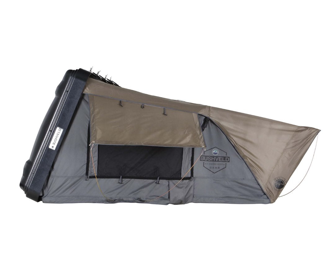 Product of Overland Vehicle Systems 18089901 Vehicle Rooftop Polymer Tent Sleeps 4 Adults 