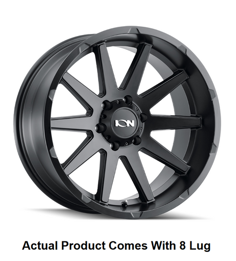 Ion Wheels 143-2978mb25 Wheel||series 143_Matte Black_8 Lug.Png||85||wghc000003143||2268859