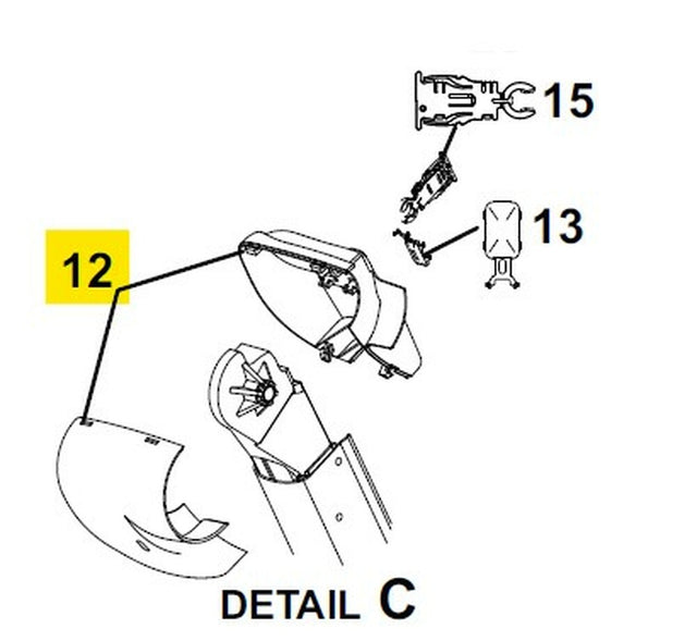 Carefree Rv R001932-006 Awning Idler Head Cover||r001932-006.Jpg||85||c6fr001932006||1377523