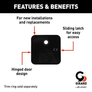 Product of Lippert Components 2gwhdb Water Heater Access Door