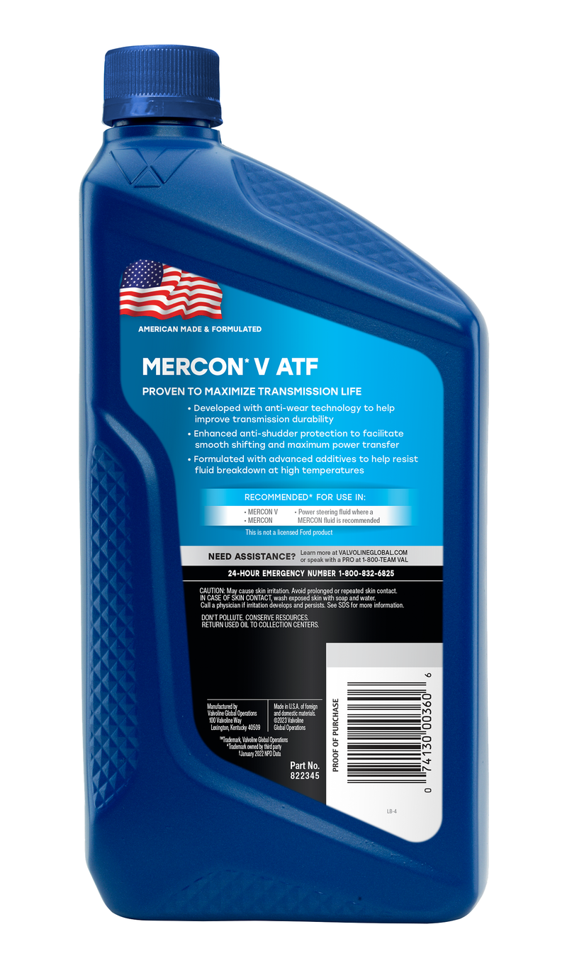Product of Valvoline 822345 Auto Trans Fluid