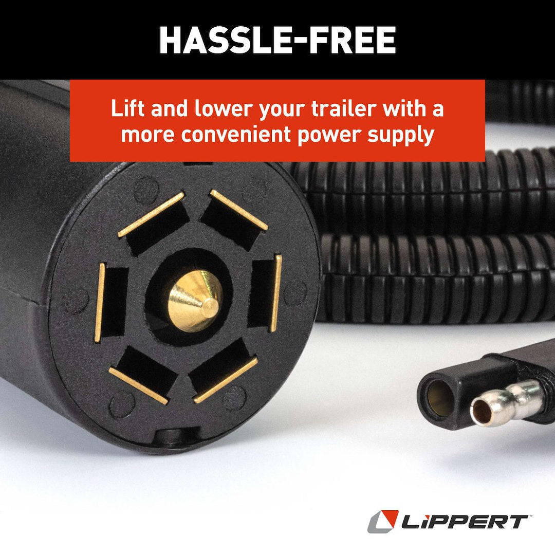 Product of Lippert Components 813749 Vehicle End 2 Flat To 7 Blade Trailer Wiring Connector 