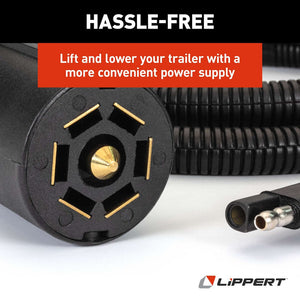 Product of Lippert Components 813749 Vehicle End 2 Flat To 7 Blade Trailer Wiring Connector 