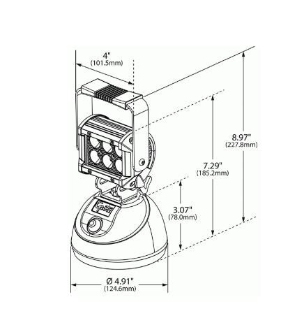 Grote Industries Bz501-5 Work Light||bz501-5_1.Jpg||86||g17bz5015||1194808