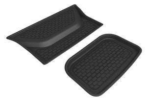 Product of 3D Mats M1TL0181309 Black Thermoplastic Rubber Of Carbon Fiber Texture Rear Lower Cargo Bay Cargo Area Liner 
