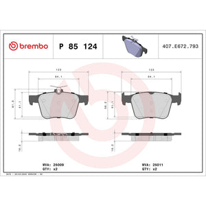 Brembo P85124 Brake Pad||p85124_Drw.Jpg||87||brmp85124||1754752