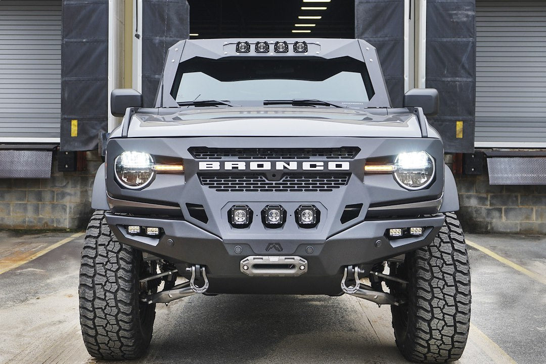 Product of Fab Fours GR5200-1 Grumper Steel Powder Coated Bumper 