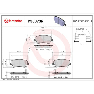 Brembo P30073n Brake Pad||p30073n_Drw.Jpg||87||brmp30073n||1753015