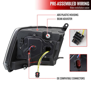 Spec-D Tuning 2lhp-Ram09smg7-Sq-Rs Headlight Assembly||2lhp-Ram09smg7-Sq-Rs_2.Jpg||87||sdt09smg7sqrs||1029245