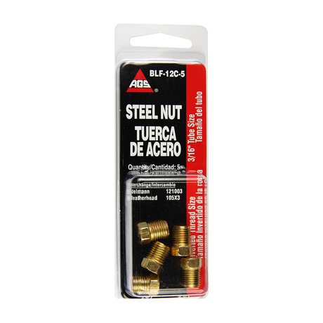 American Grease Stick (Ags) Blf-12c-5 Tube End Fitting Nut||blf-12c-5_Aeb78403-2eba-4a40-83e6-Efac295e6655_4500x.Png||85||a79blf12c5||864234