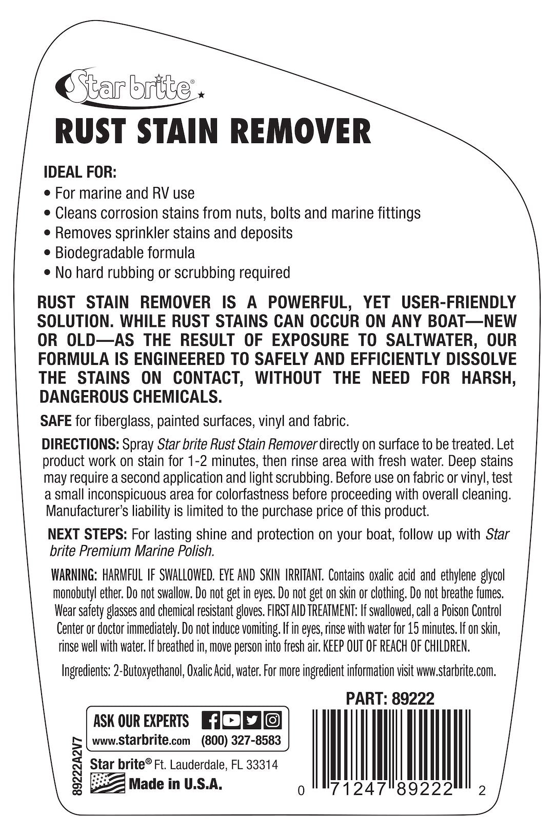 Star Brite 089222p Mildew Stain Remover||089222p_2.Jpg||87||s2r089222p||876869