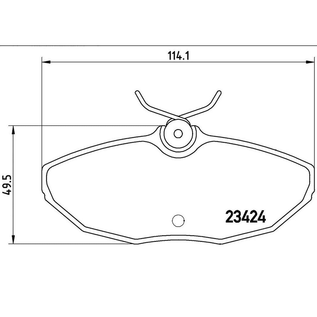 Product of Brembo P36013 Brake Pad - Set Of 4 