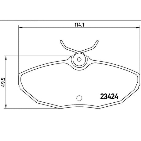 Product of Brembo P36013 Brake Pad - Set Of 4 