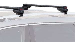 Product of G3 S.p.A. 61.300 30.32 Inch To 45.28 Inch Black Roof Rack Cross Bar - Set Of 2 