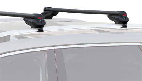 Product of G3 S.p.A. 61.300 30.32 Inch To 45.28 Inch Black Roof Rack Cross Bar - Set Of 2 