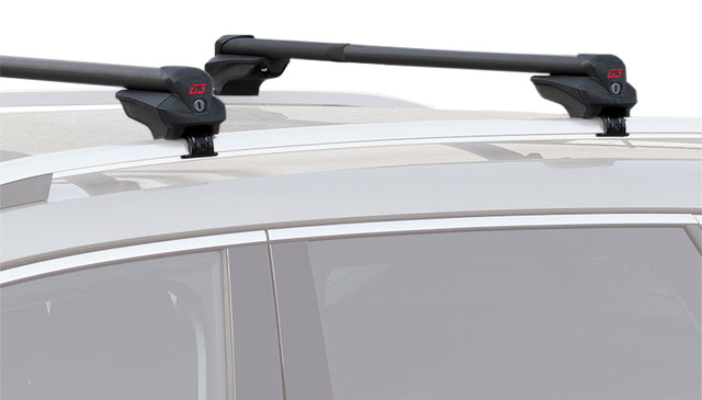 Product of G3 S.p.A. 61.300 30.32 Inch To 45.28 Inch Black Roof Rack Cross Bar - Set Of 2 