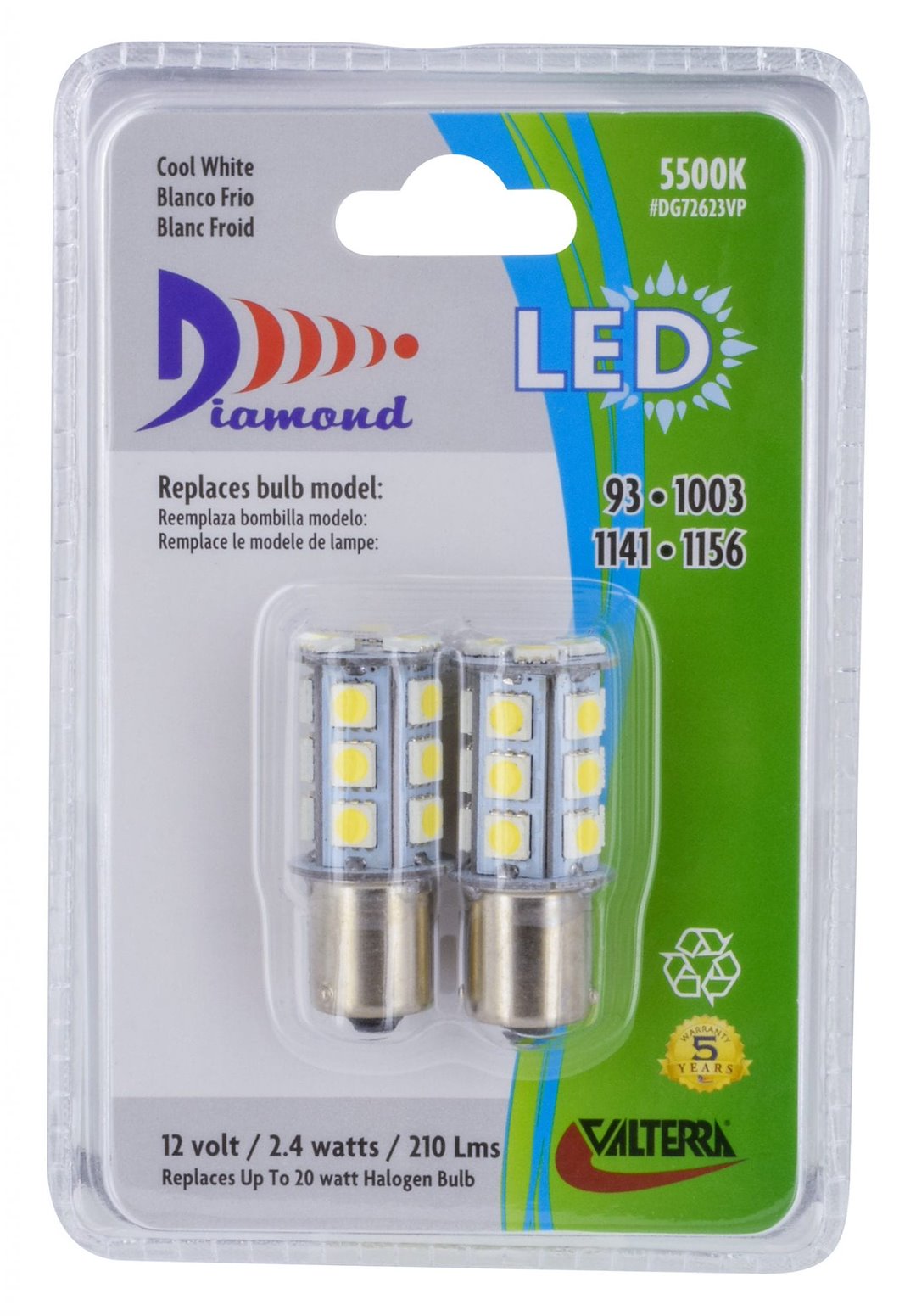 Valterra Dg72623vp Multi Purpose Light Bulb - Led||dg72623vp_1.Jpg||86||v46dg72623vp||1115494