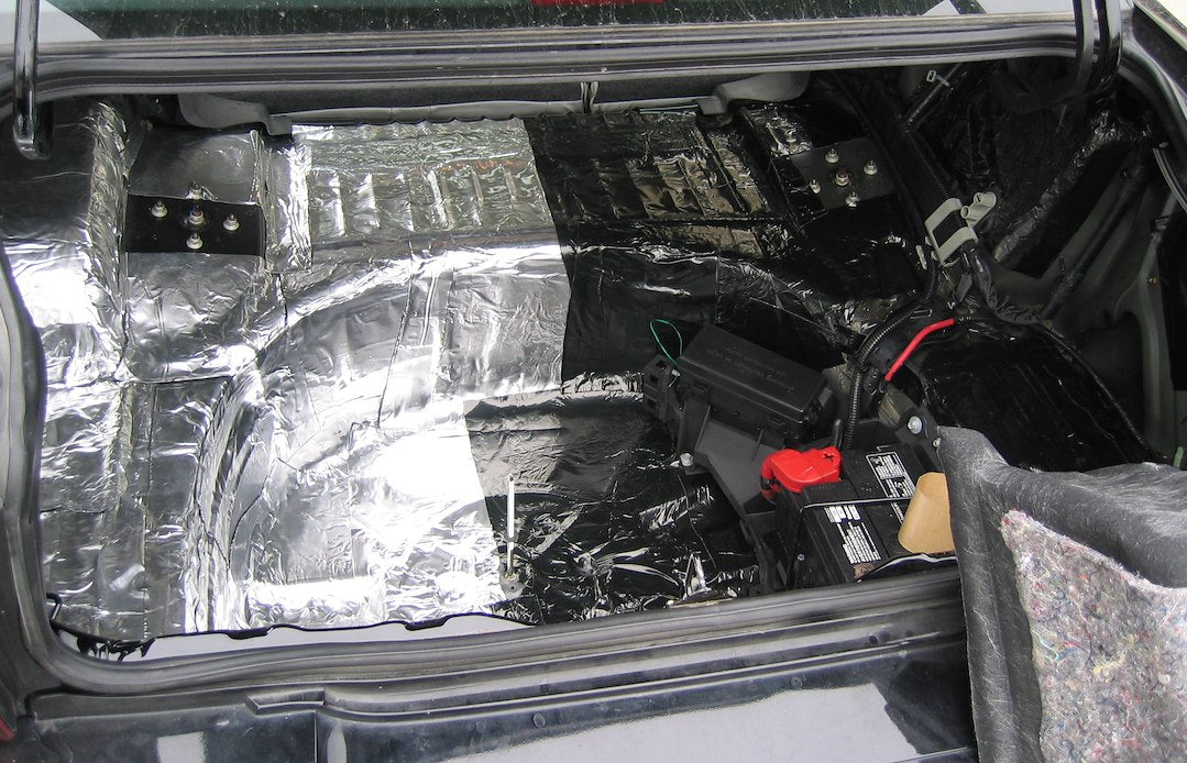 Hushmat 10300 Sound Dampening Kit||10300-10301 Trunk Install.Jpg||88||hsh10300||2115549