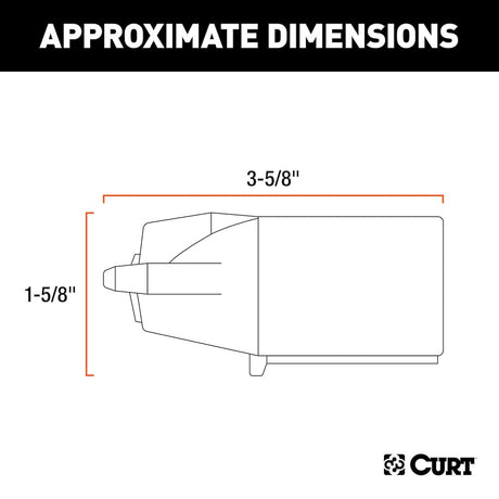 Product of CURT 58141 Trailer End 7 Blade Trailer Wiring Connector 